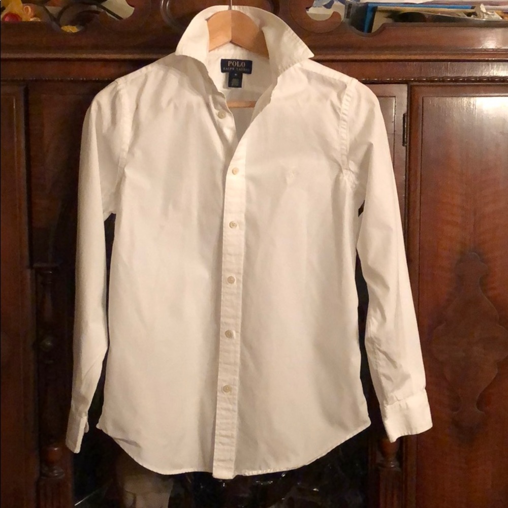 White Polo by Ralph Lauren cotton dress shirt